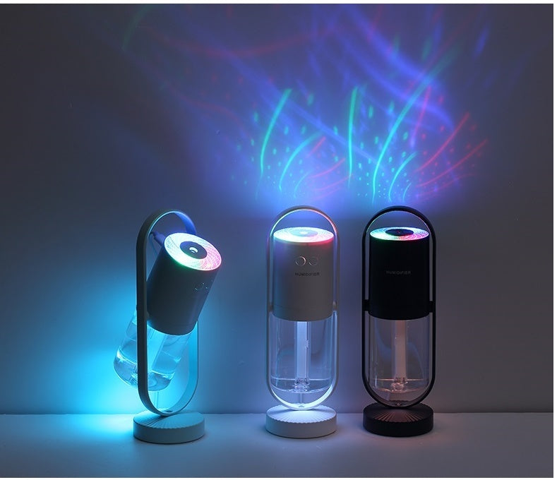 USB Magic Shadow Humidifier – With Soothing Mist & Night Light Projection
