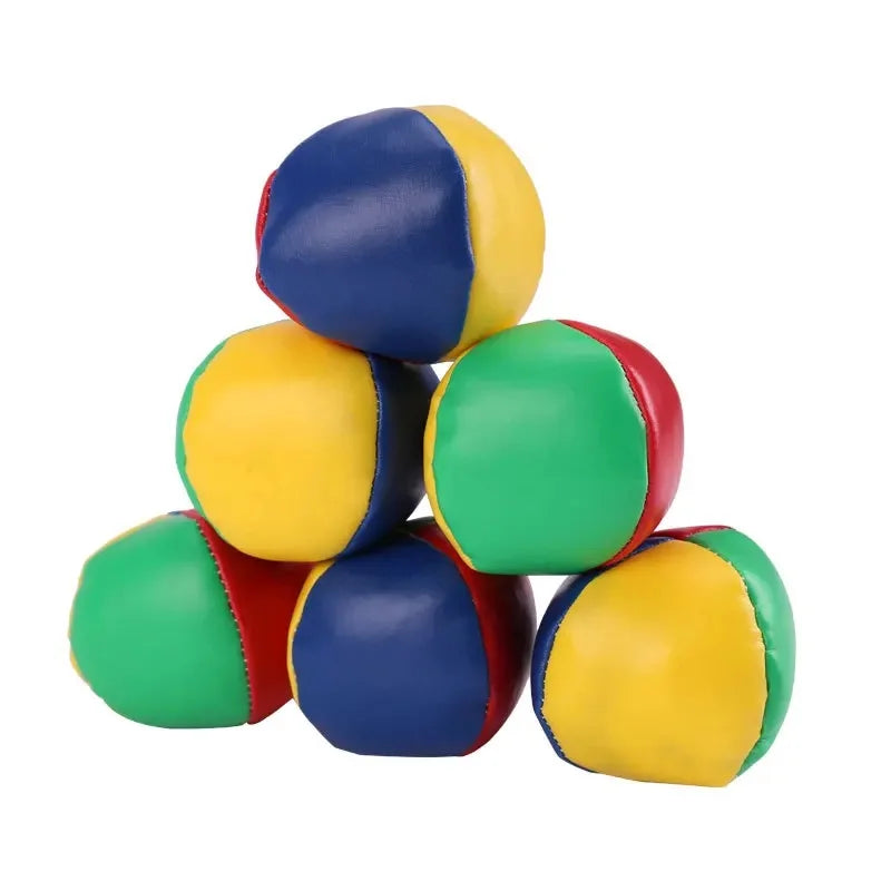 Juego de pelotas de malabarismo de colores (paquete de 3/6) para principiantes (5 cm)