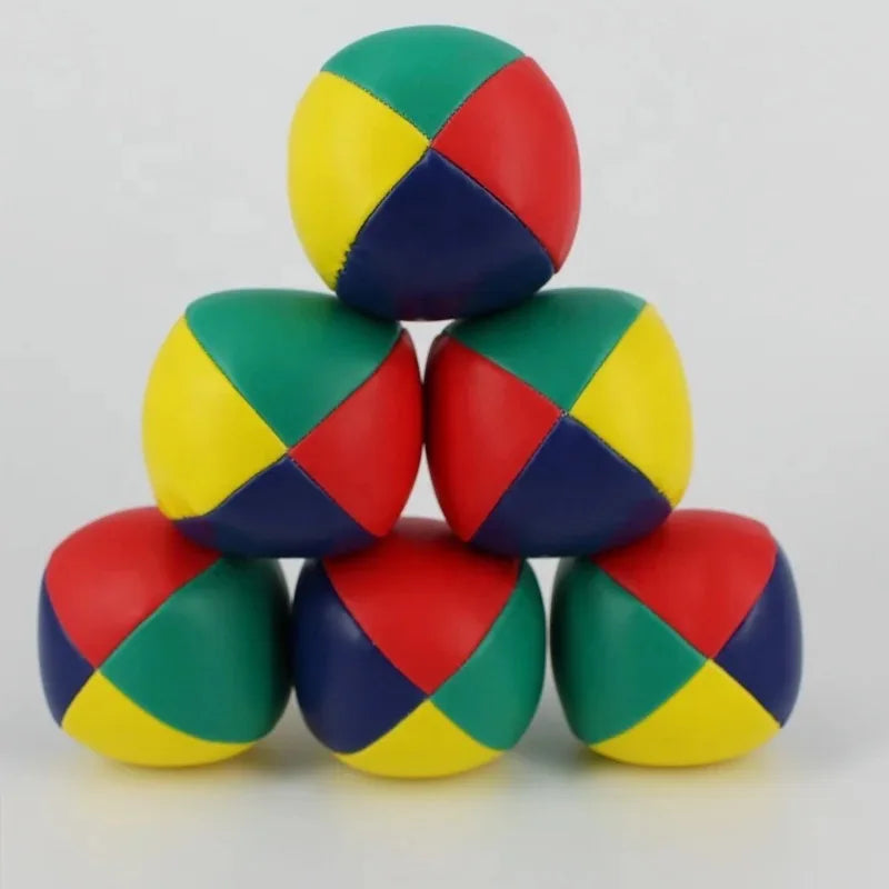 Juego de pelotas de malabarismo de colores (paquete de 3/6) para principiantes (5 cm)