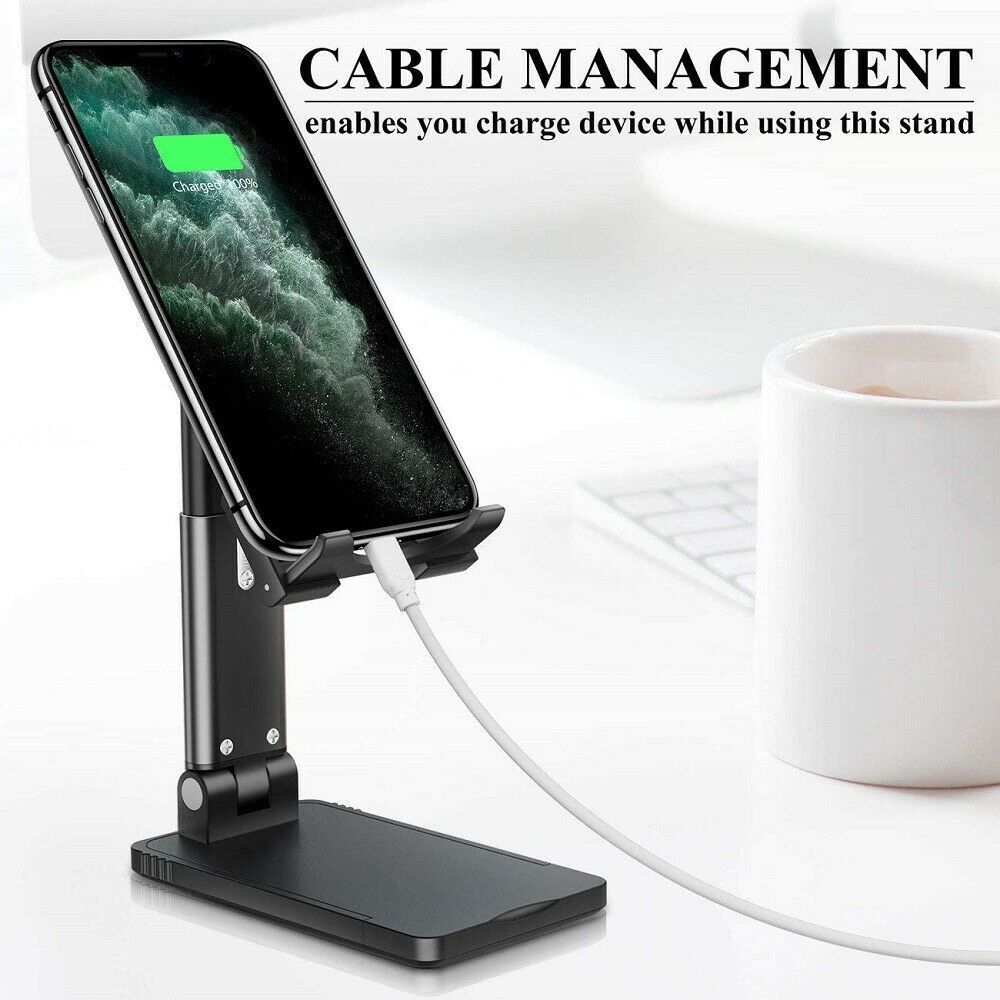 Adjustable Phone & Tablet Stand – Hands-Free, Foldable & Ergonomic!