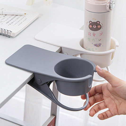 Clip-On Desk Cup Holder & Organizer – Save Space, Store More!