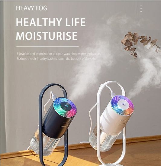 USB Magic Shadow Humidifier – With Soothing Mist & Night Light Projection