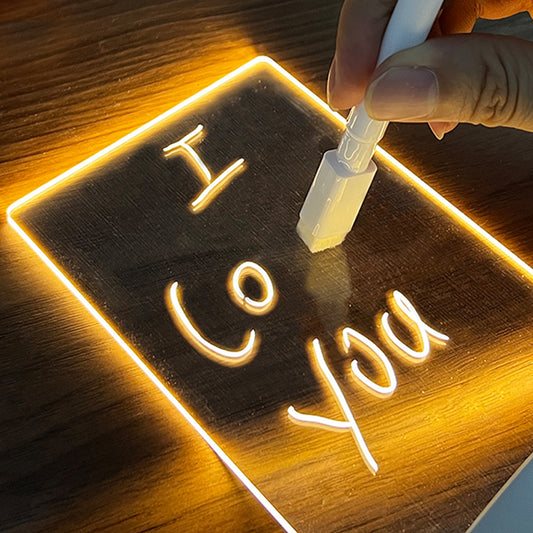 Brilliant LED Message Board – Leave Glowing Notes Anytime!