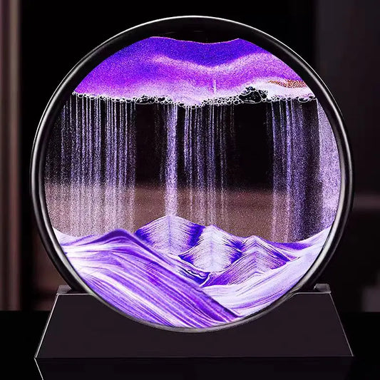 3D Moving Sand Art – Mesmerizing Deep Sea Hourglass for Desk & Home Decor