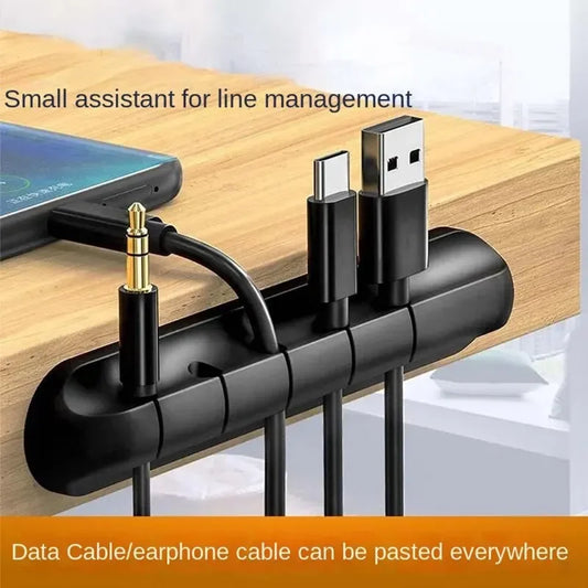 Cable Organizer – Desktop Cord Holder