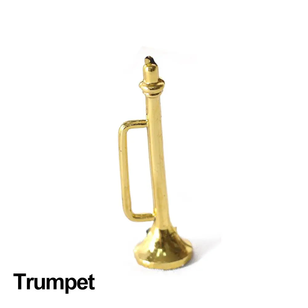 Miniature Musical Instruments Set – 1:12 Scale Piano, Guitar, Violin & More