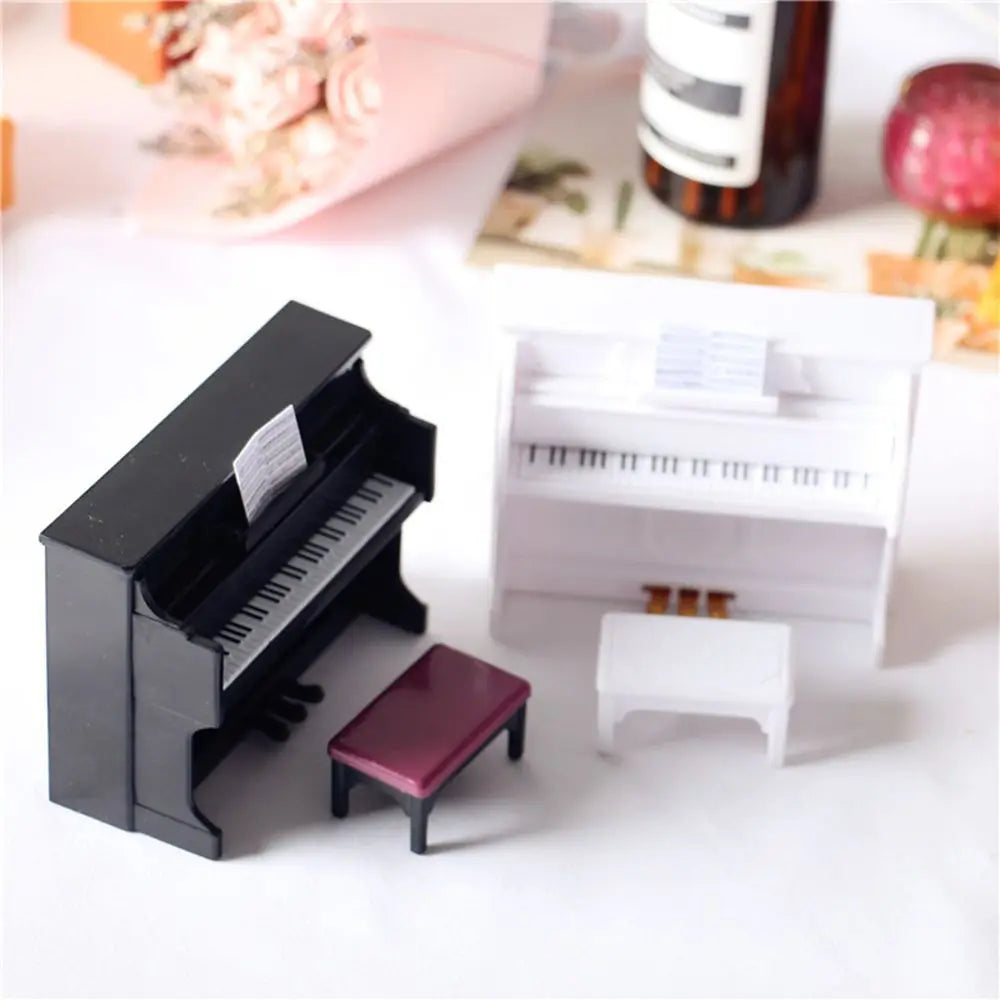 Miniature Musical Instruments Set – 1:12 Scale Piano, Guitar, Violin & More