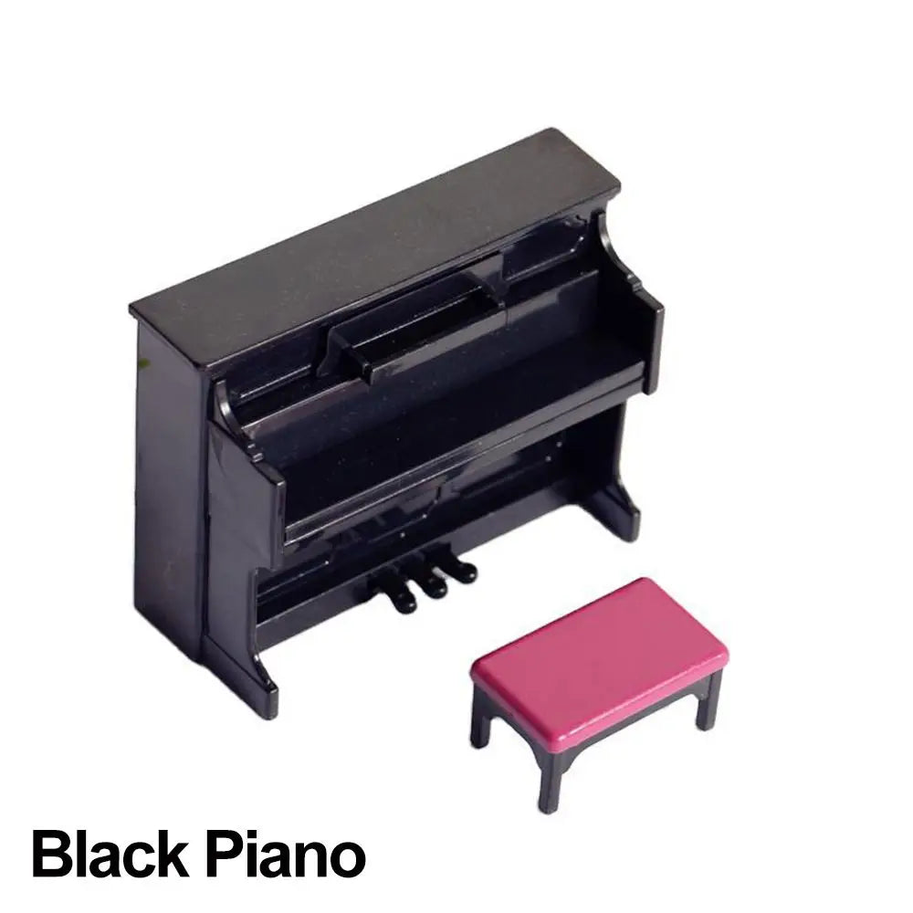 Miniature Musical Instruments Set – 1:12 Scale Piano, Guitar, Violin & More